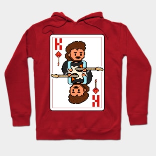 Pixelrockstars King of Diamonds Playing Card Hoodie